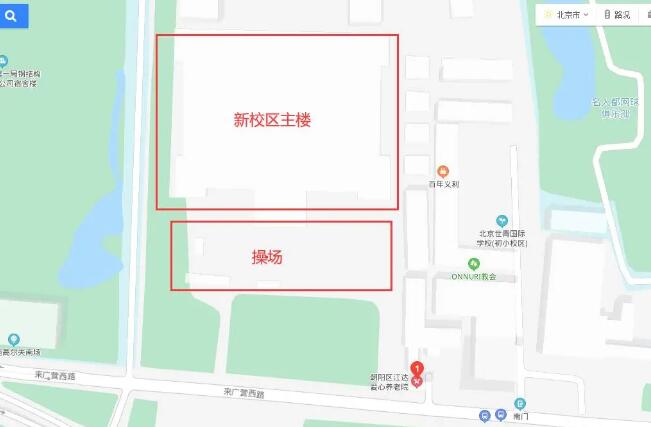 北京世青國(guó)際學(xué)校學(xué)校新校區(qū)位置
